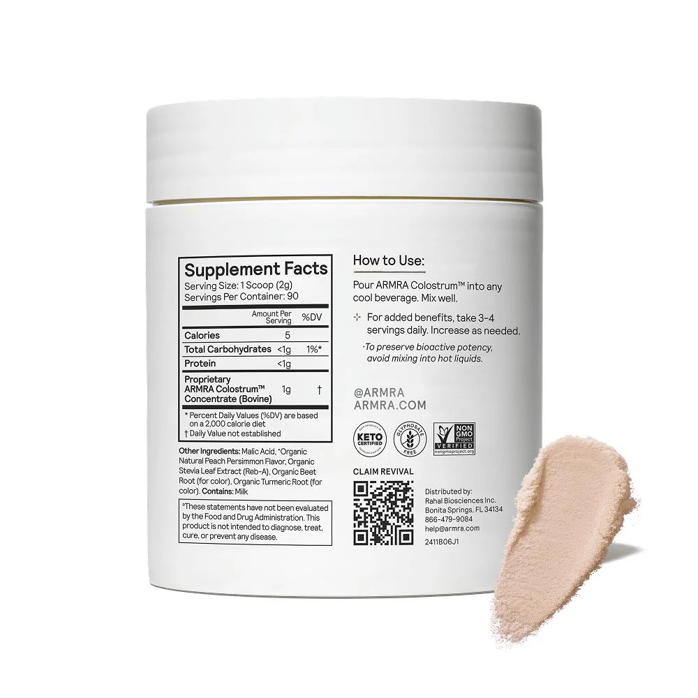 ARMRA Colostrum Peach Persimmon Jar - Image 5